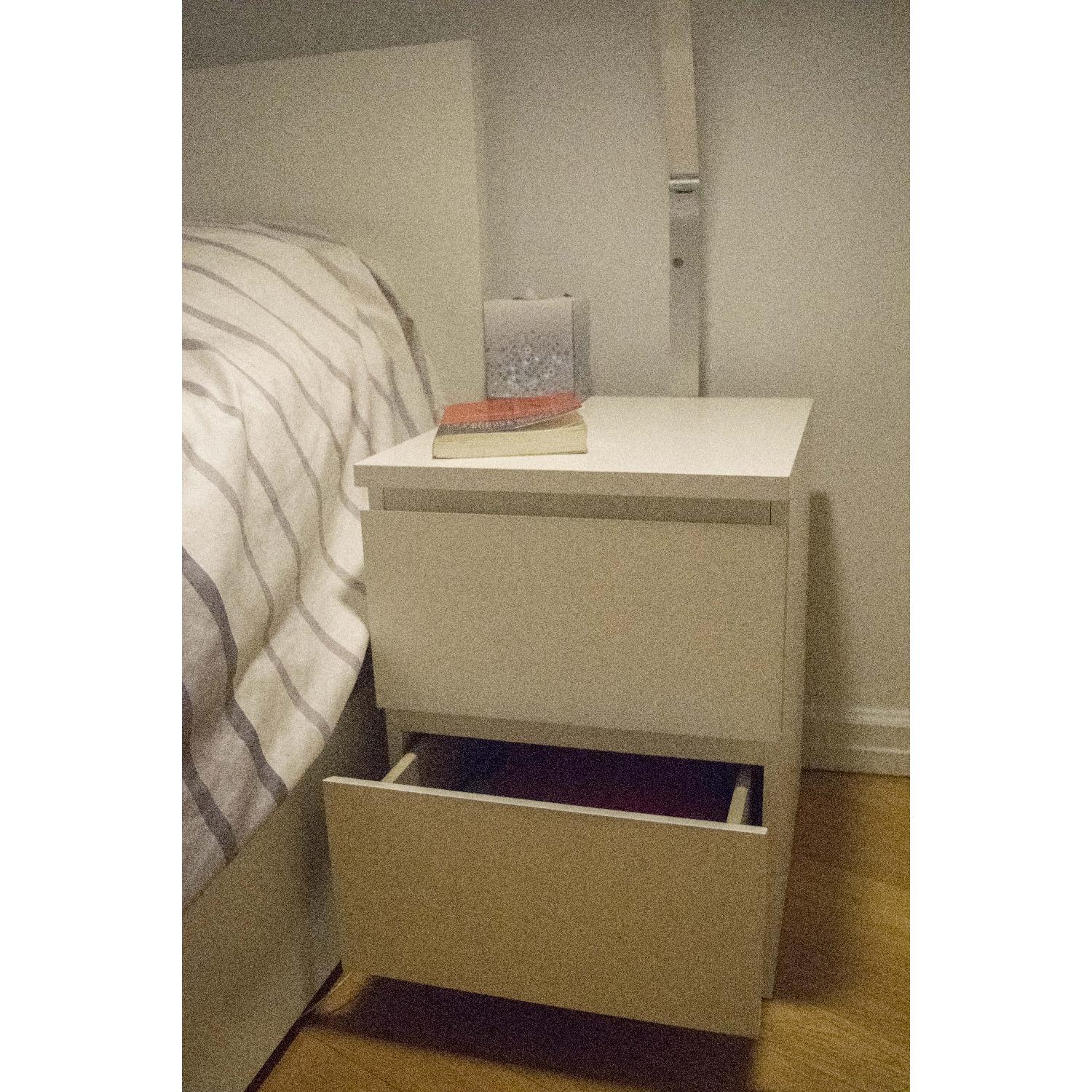 Ikea Malm White 2 Drawer Chest - image-3