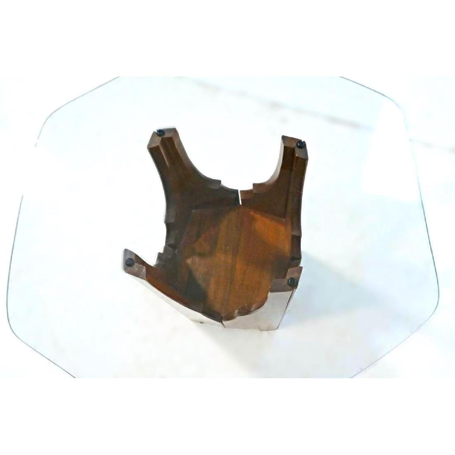 Harvey Probber Mid Century Modern Glass Top Side Table - image-3