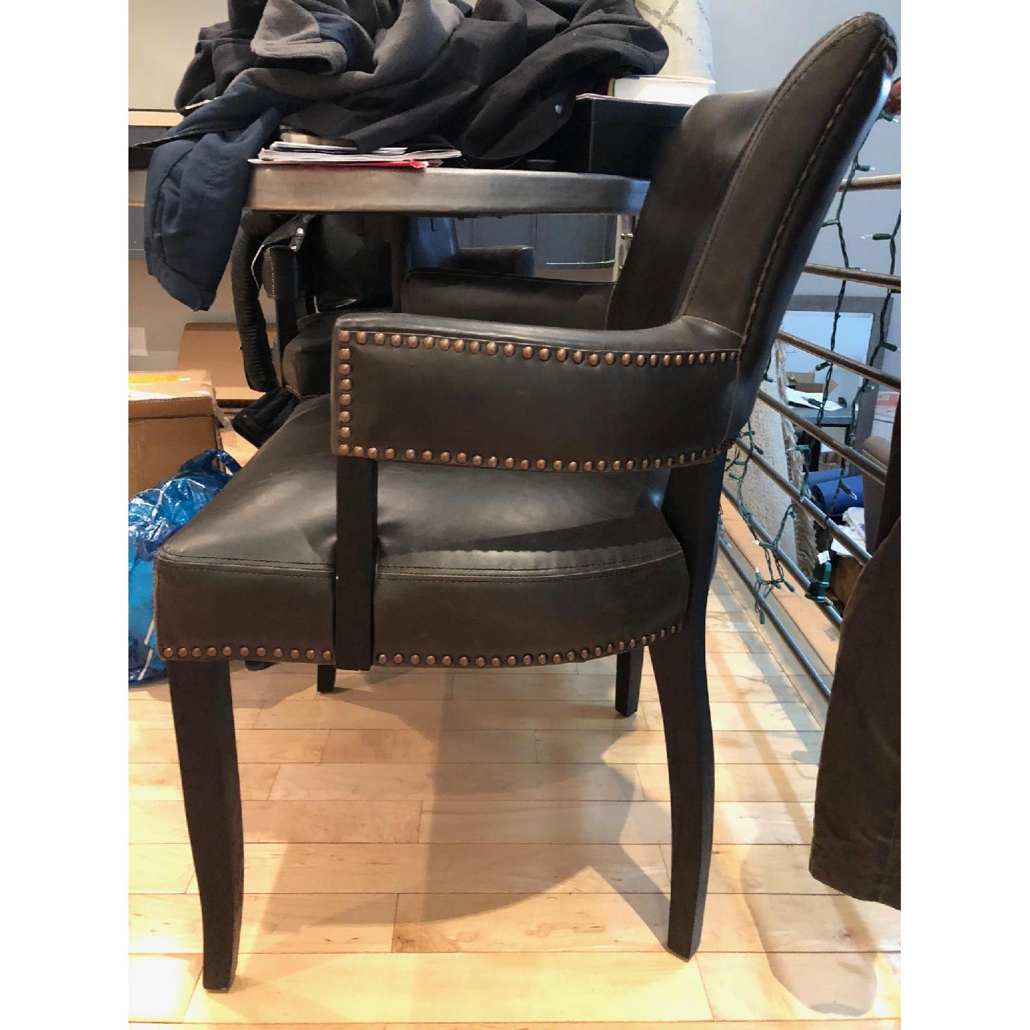 Arhaus Fallyn Leather Dining Chair AptDeco