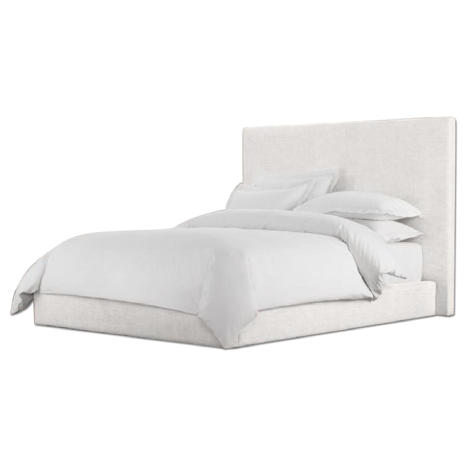 Restoration Hardware Sullivan Queen Size Fabric Bed AptDeco