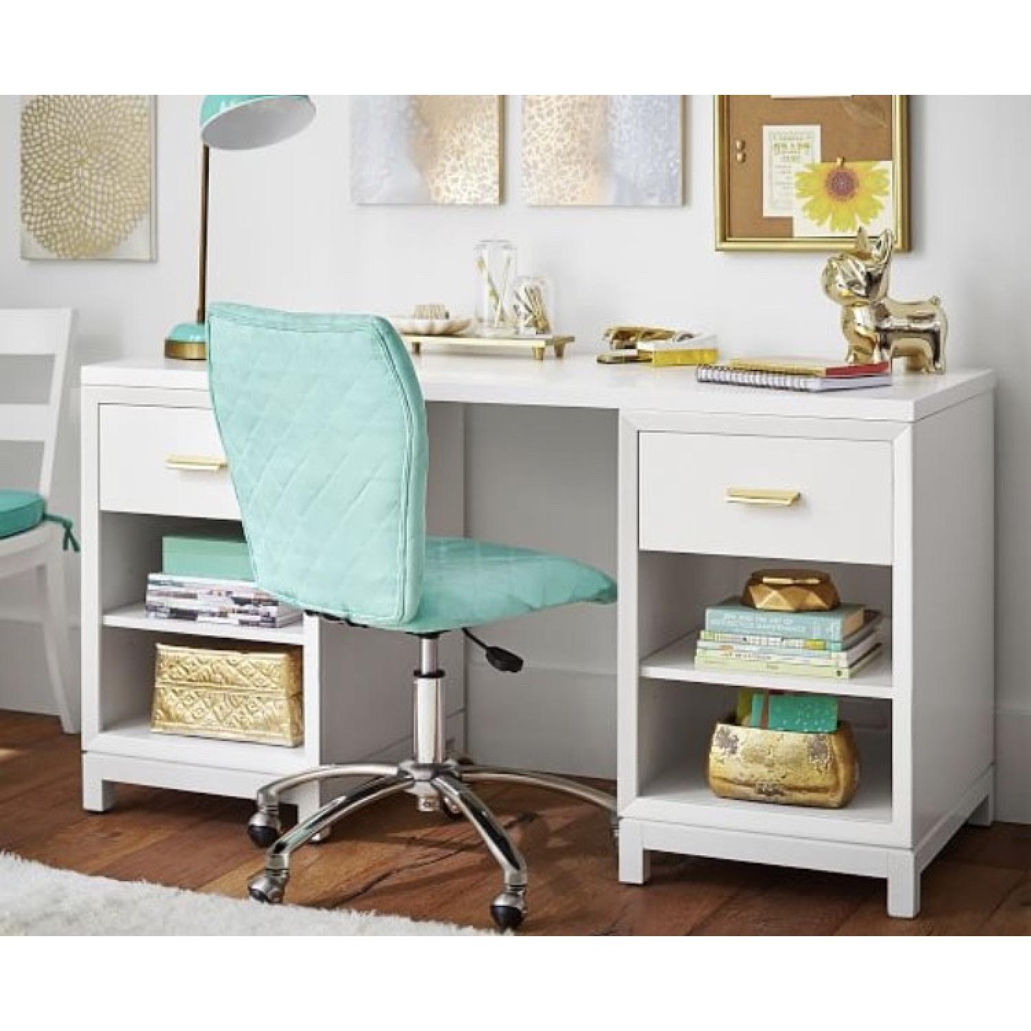 Pottery Barn Rowan Cubby Storage Desk - image-2