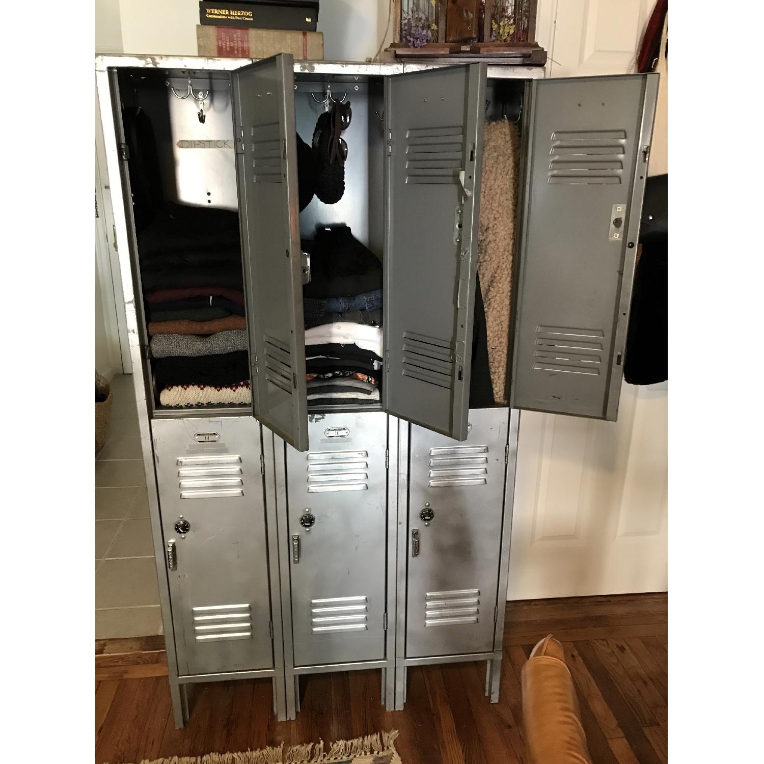 Penco Products Vintage Metal School Lockers - image-4