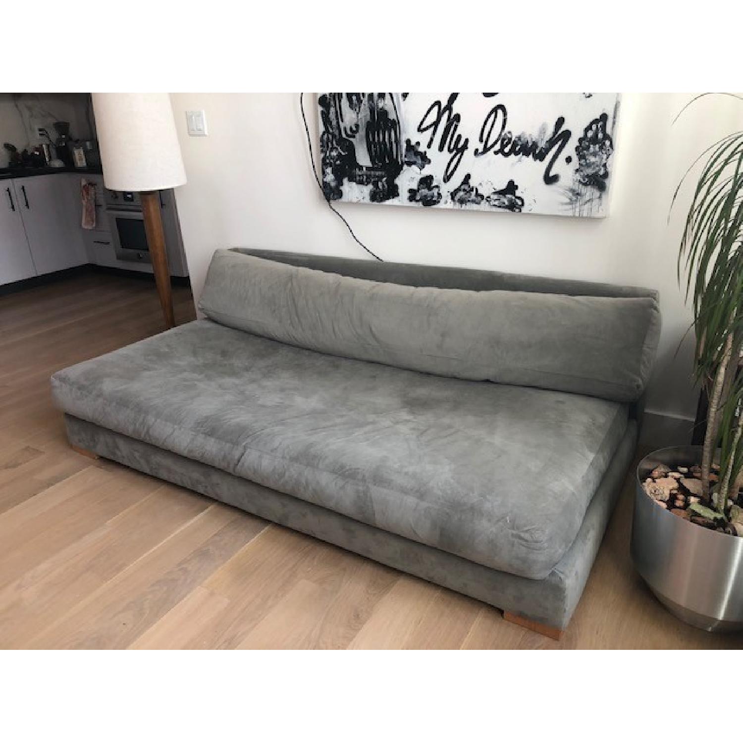 CB2 Piazza Microsuede Sofa - image-2