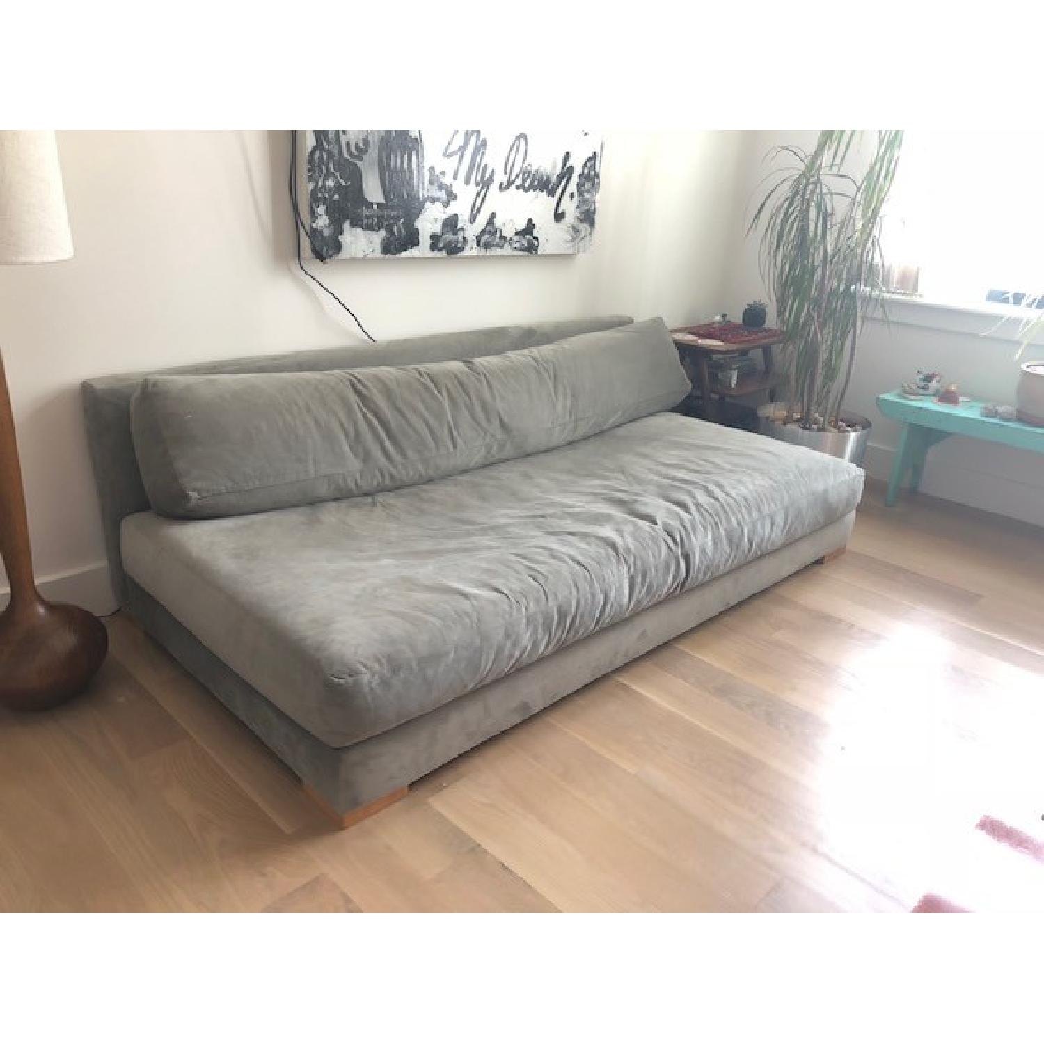 CB2 Piazza Microsuede Sofa - image-3
