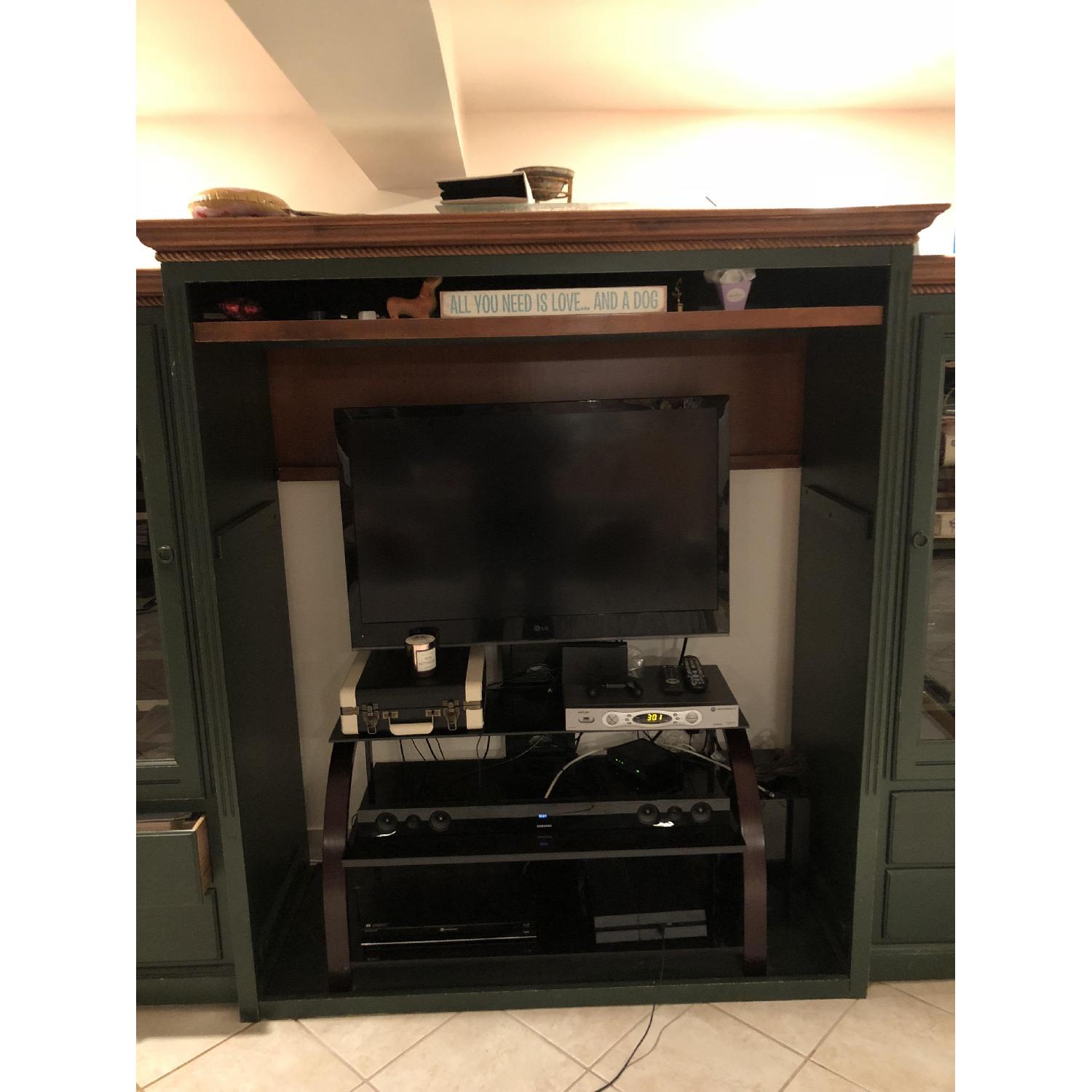Ethan Allen TV Hutch w/ Side AptDeco