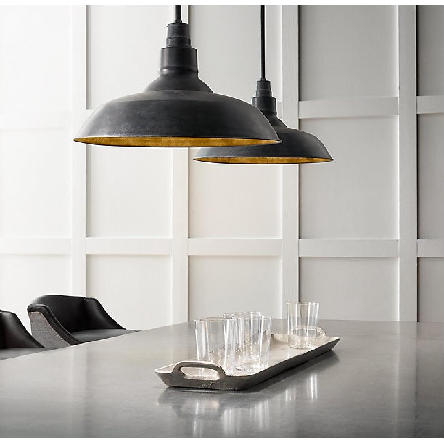 Restoration Hardware Vintage Barn Pendant - image-6