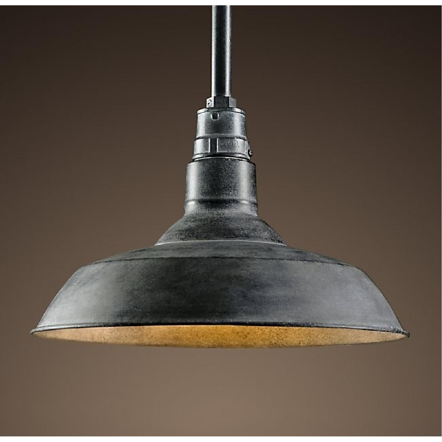 Restoration Hardware Vintage Barn Pendant - image-0