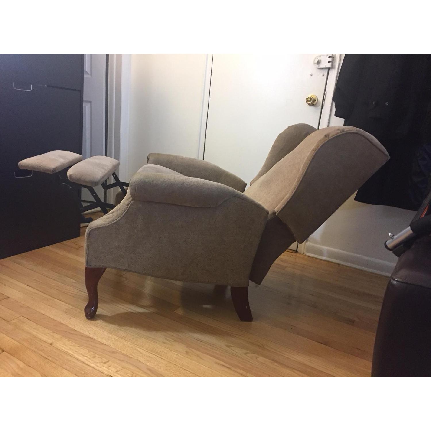 Macy's Andy Wingback Recliner Chair - image-6