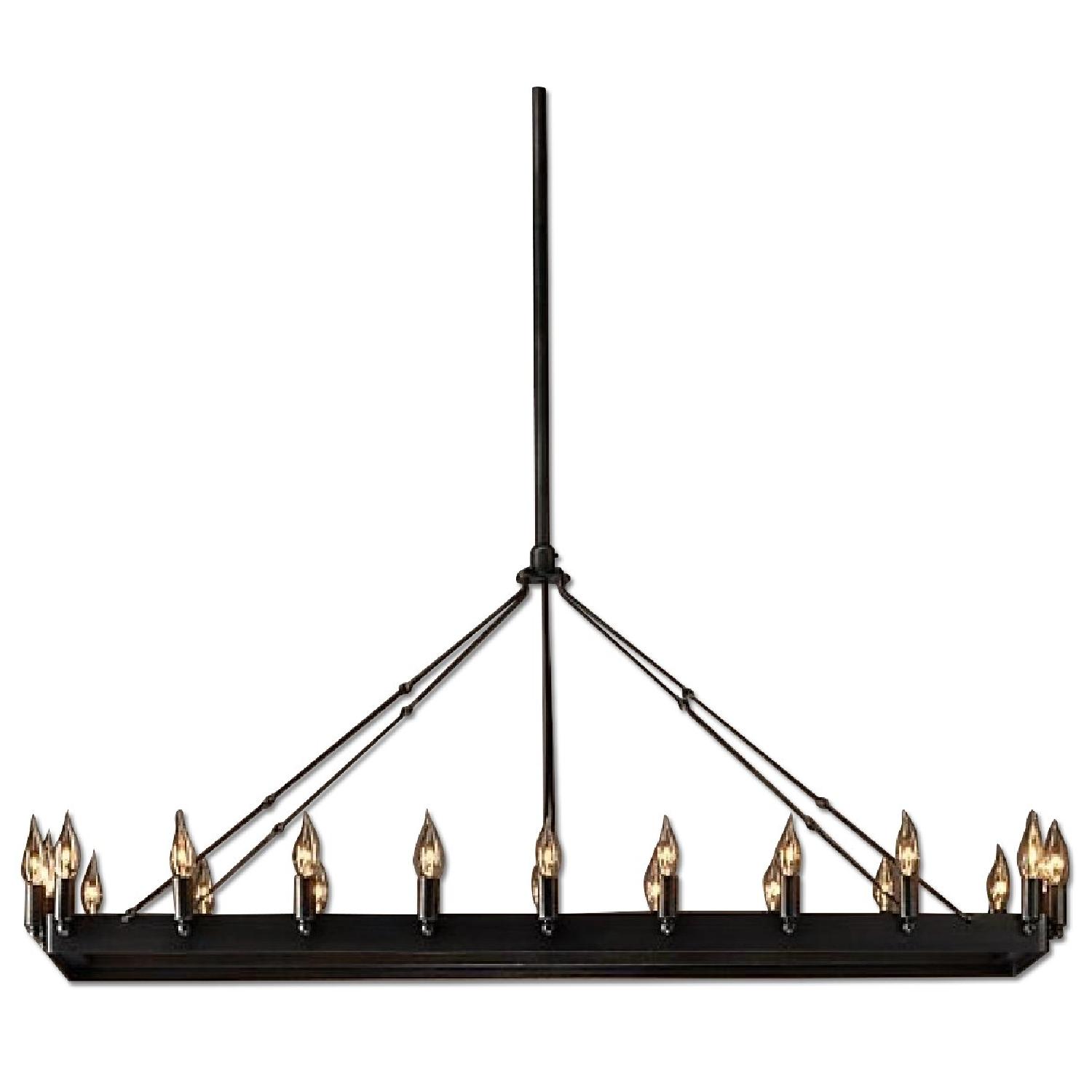 Restoration Hardware Camino Vintage Candelabra Chandelier - image-6