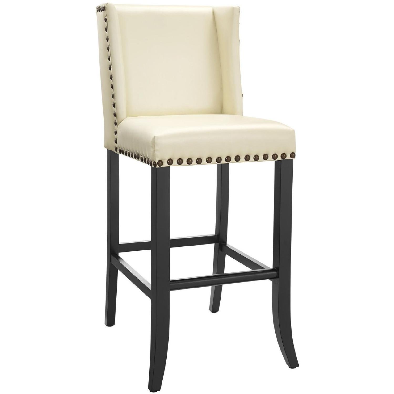 TOV Furniture Denver Cream Bar Stool - image-1