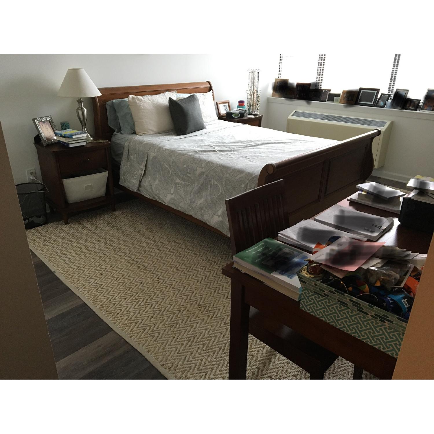 West Elm Jute Chenille Herringbone Area Rug - image-4