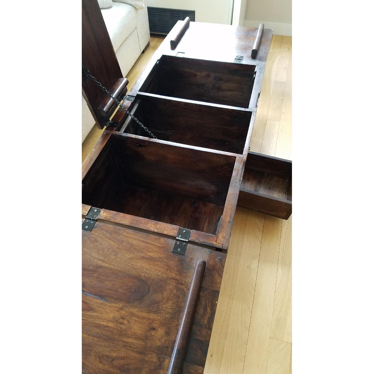 Crate & Barrel Taka Trunk Coffee Table - image-4