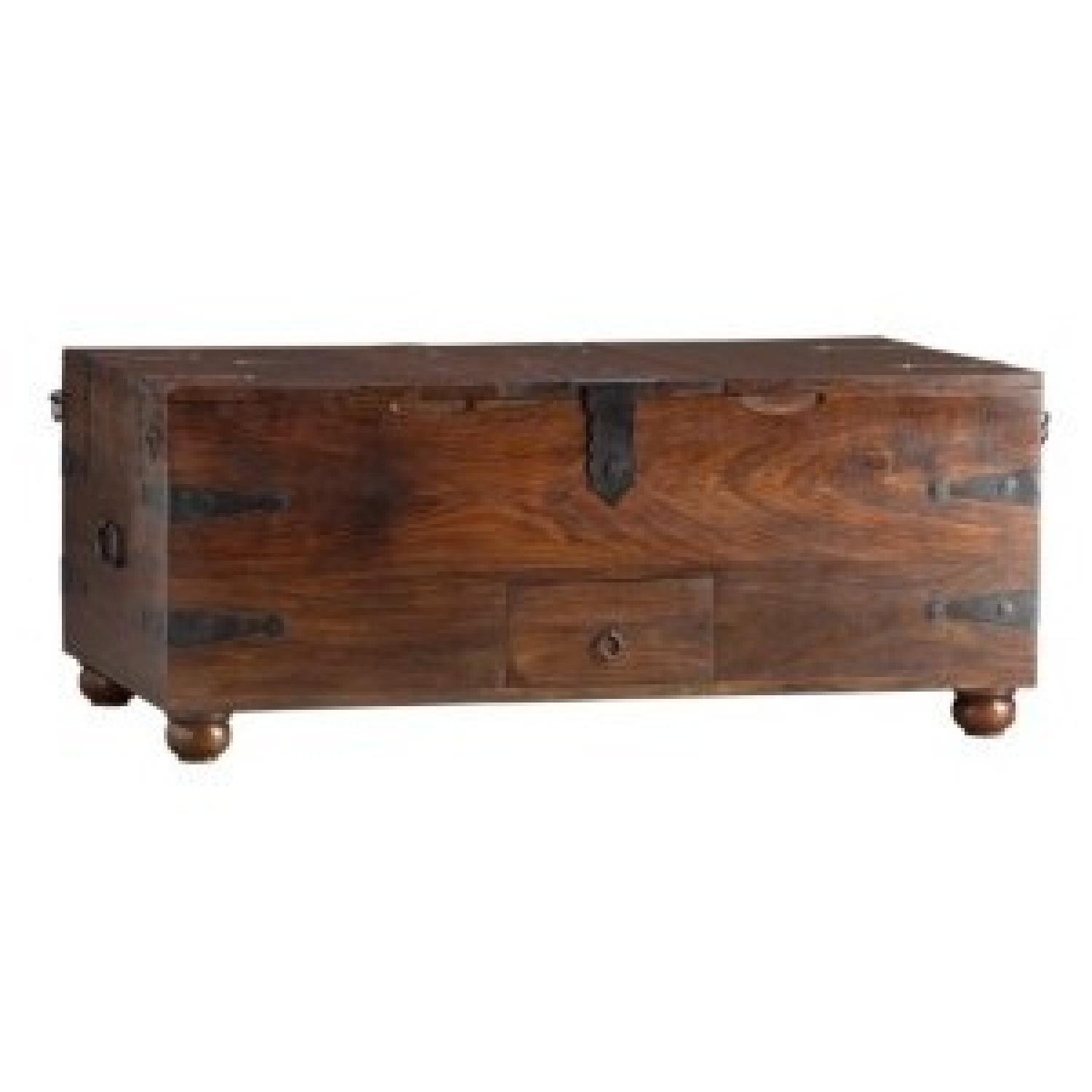 Crate & Barrel Taka Trunk Coffee Table - image-0
