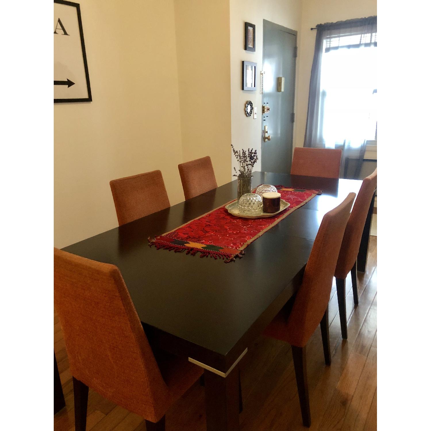 Jensen Lewis Della Robbia Extended Dining Table w/ 6 Chairs - image-1