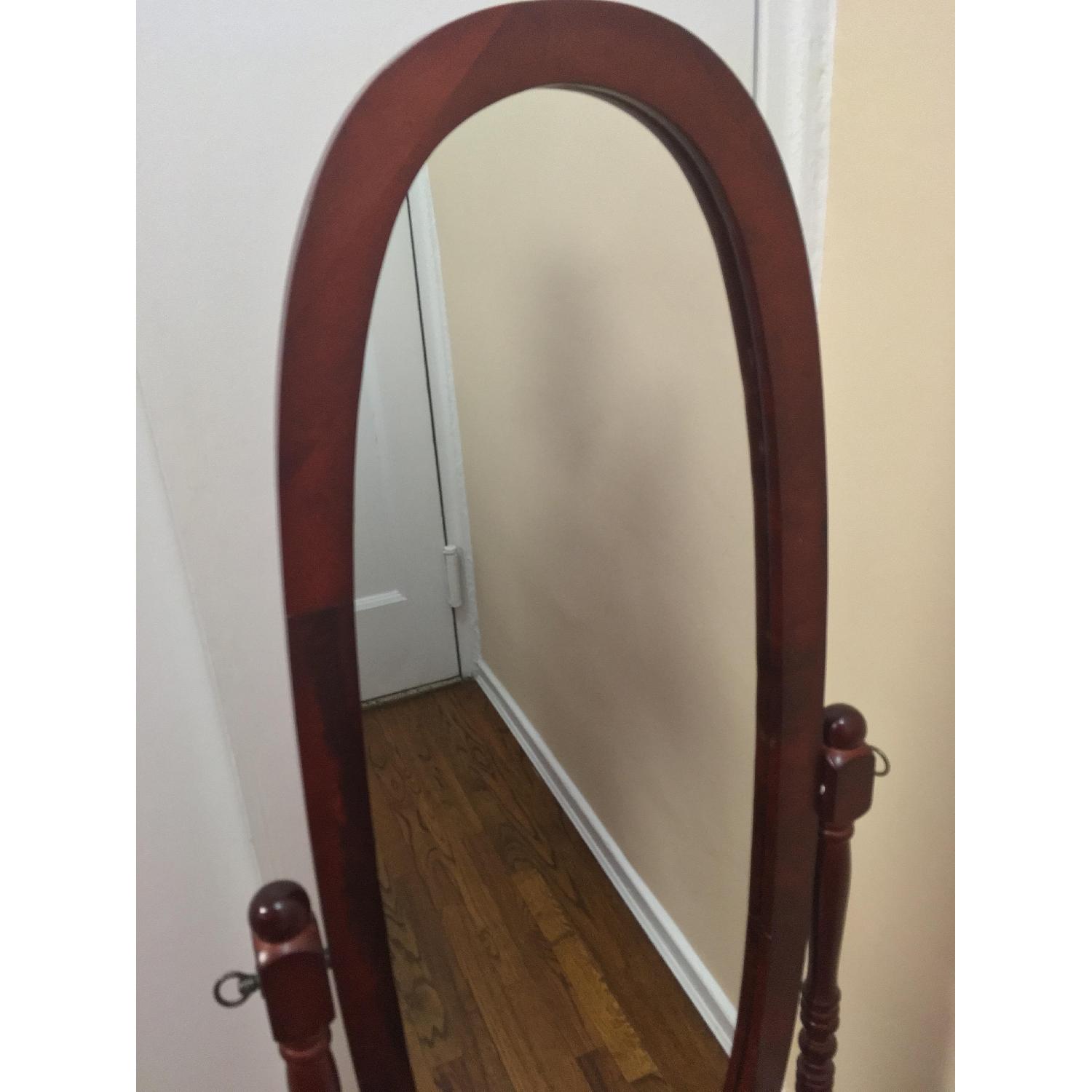 Birch Lane Cheval Mirror in Oak Finish - image-3