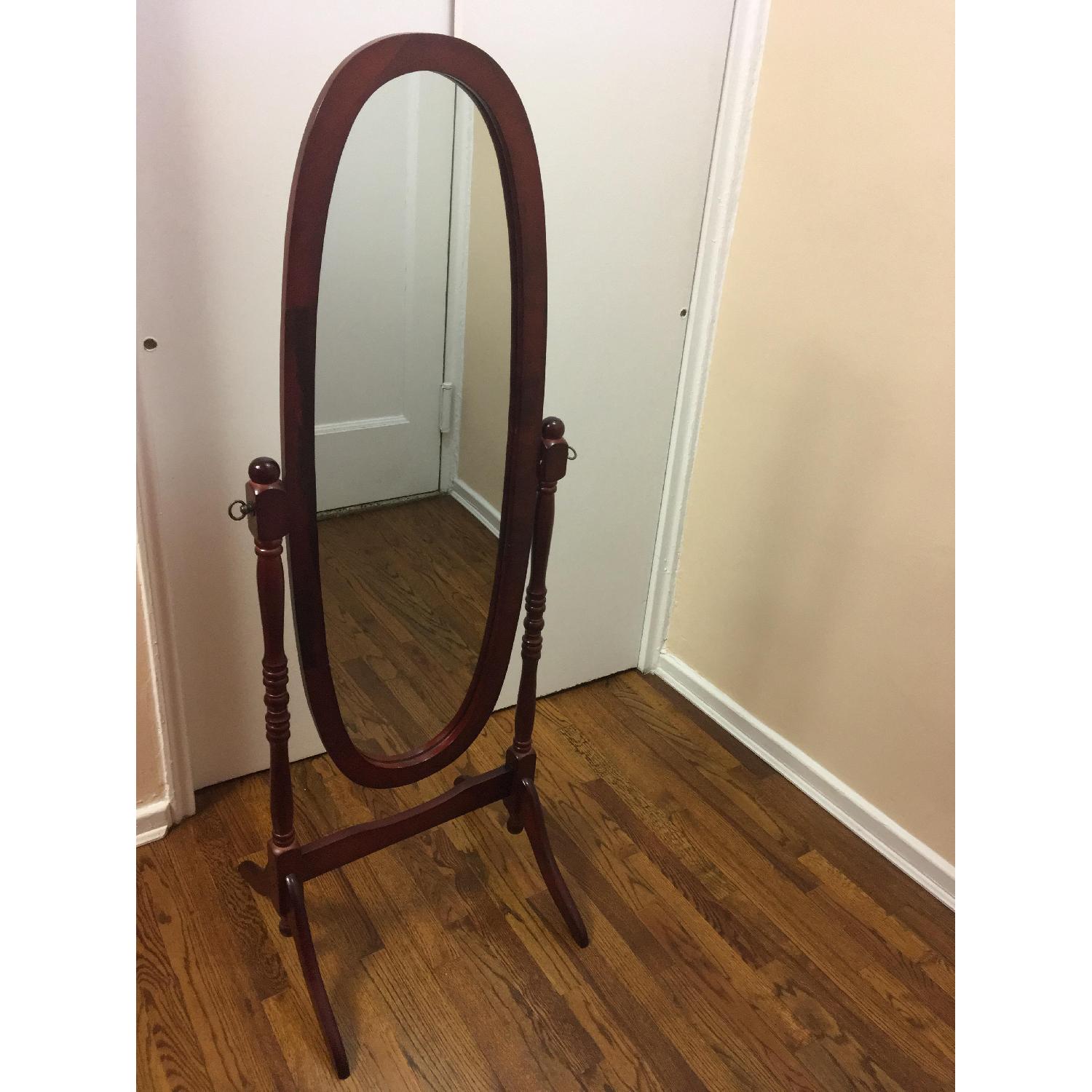 Birch Lane Cheval Mirror in Oak Finish - image-7