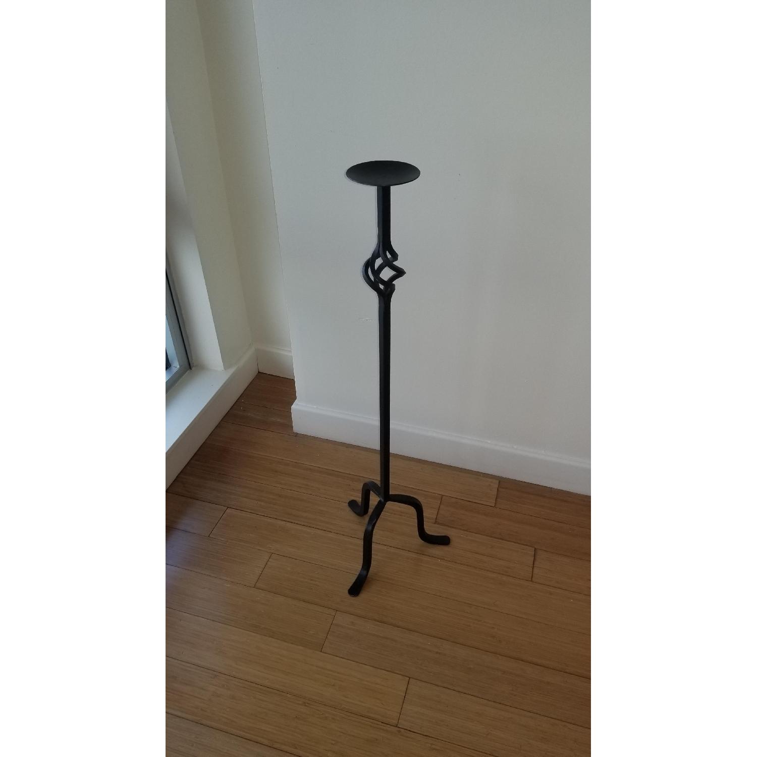 Pier 1 Floor Iron Candle Stand - image-3
