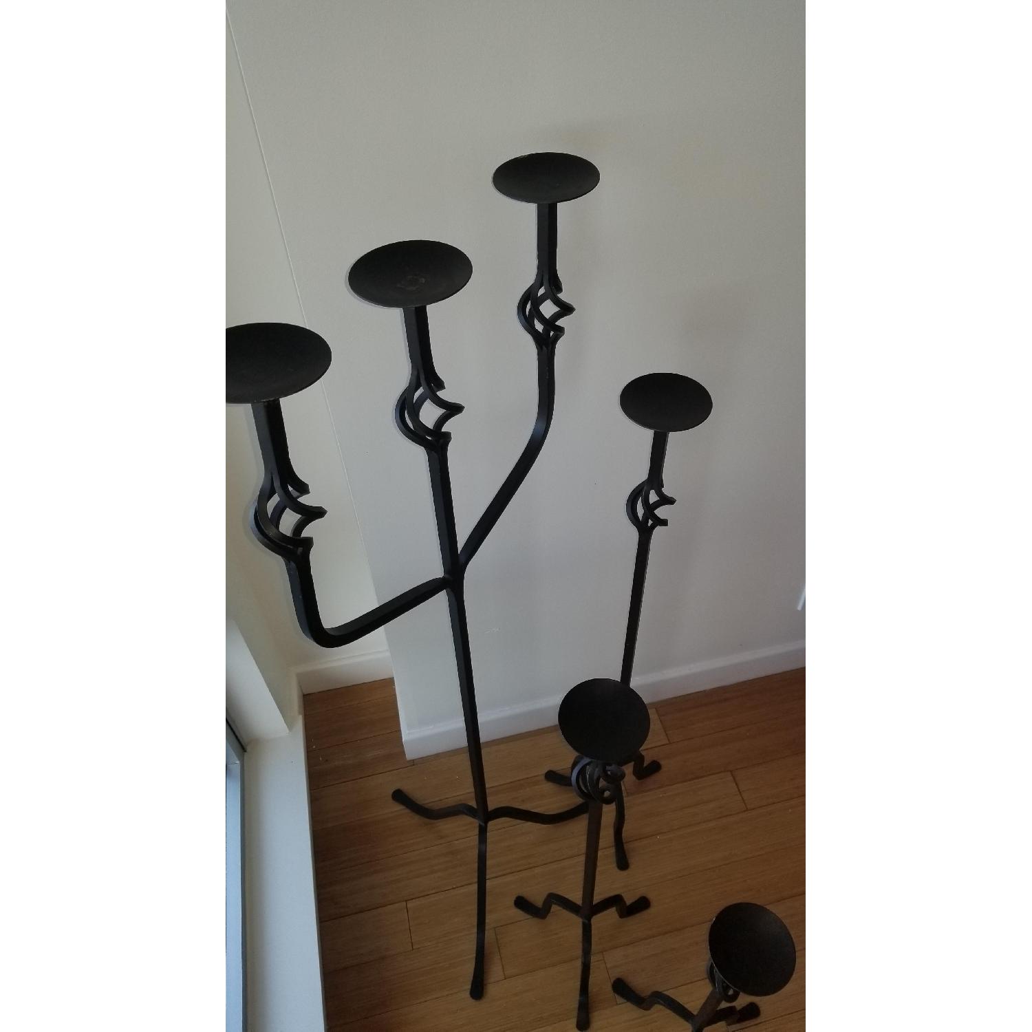 Pier 1 Floor Iron Candle Stand - image-6