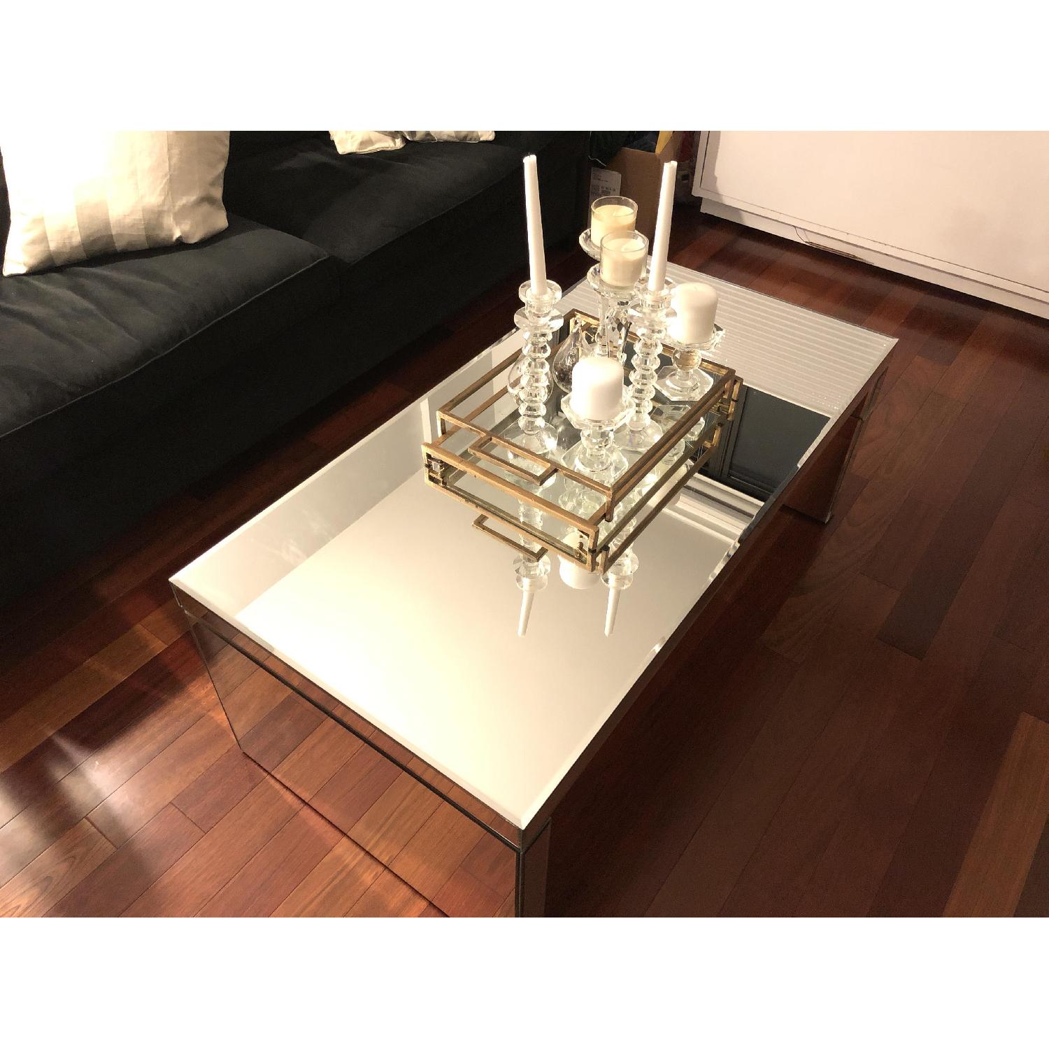 Monarch Industries Mirrored Coffee table - image-1