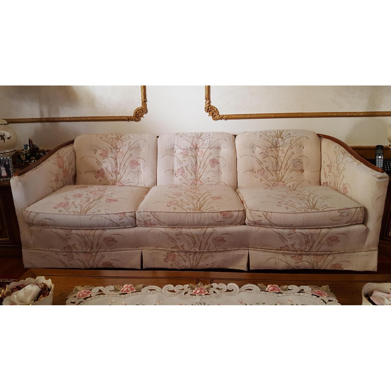 Broyhill Floral Slipcovered Sofa - image-1