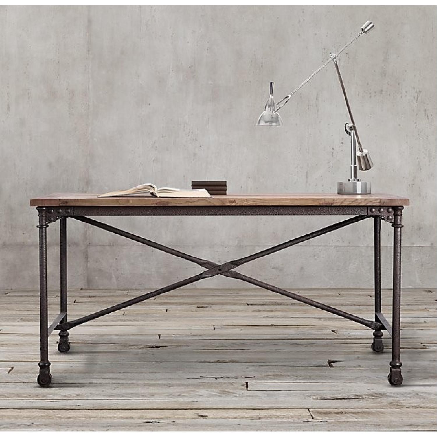 Restoration Hardware Flatiron Desk/Dining Table - image-6