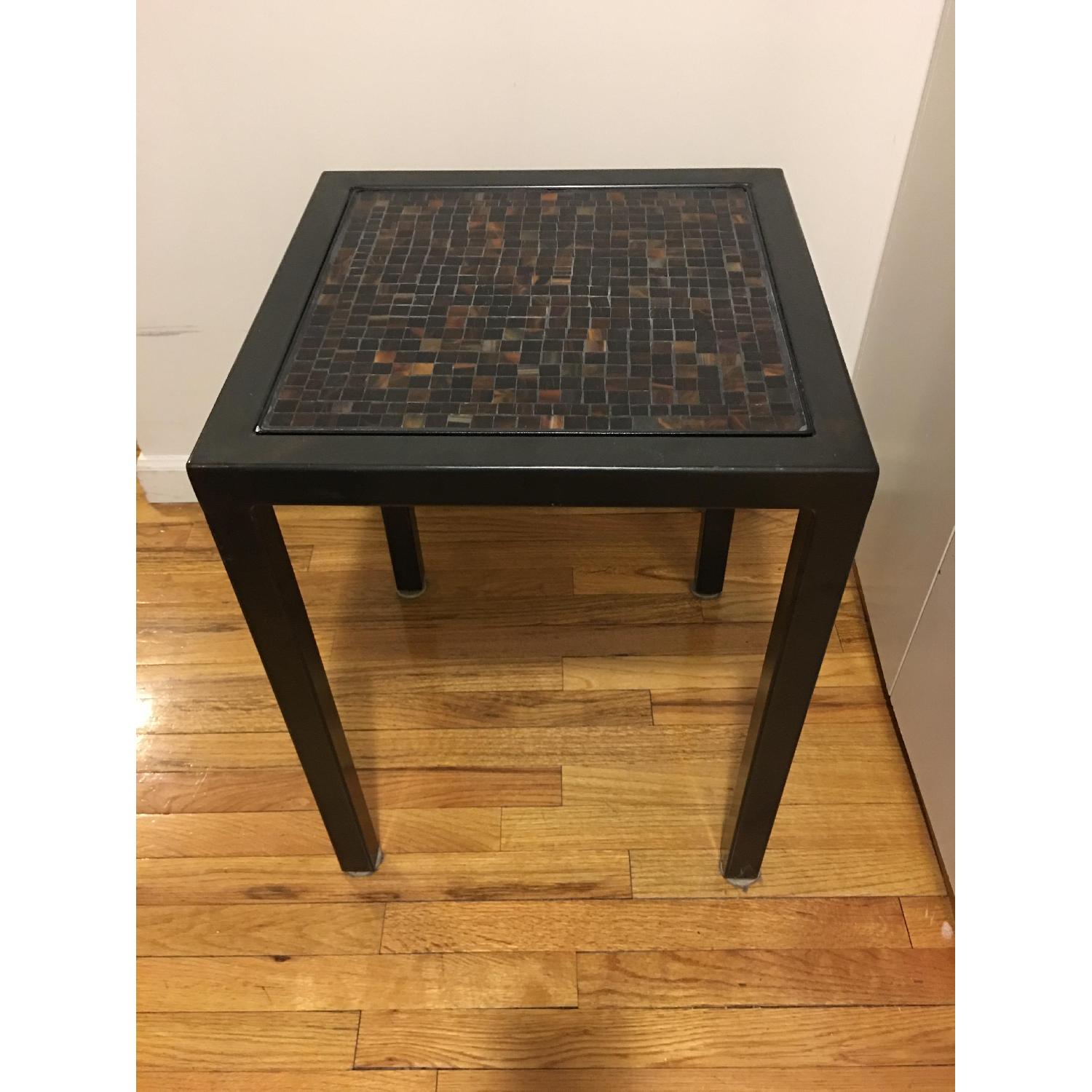 Room & Board Nested Steel & Tile End Tables in Black - image-3