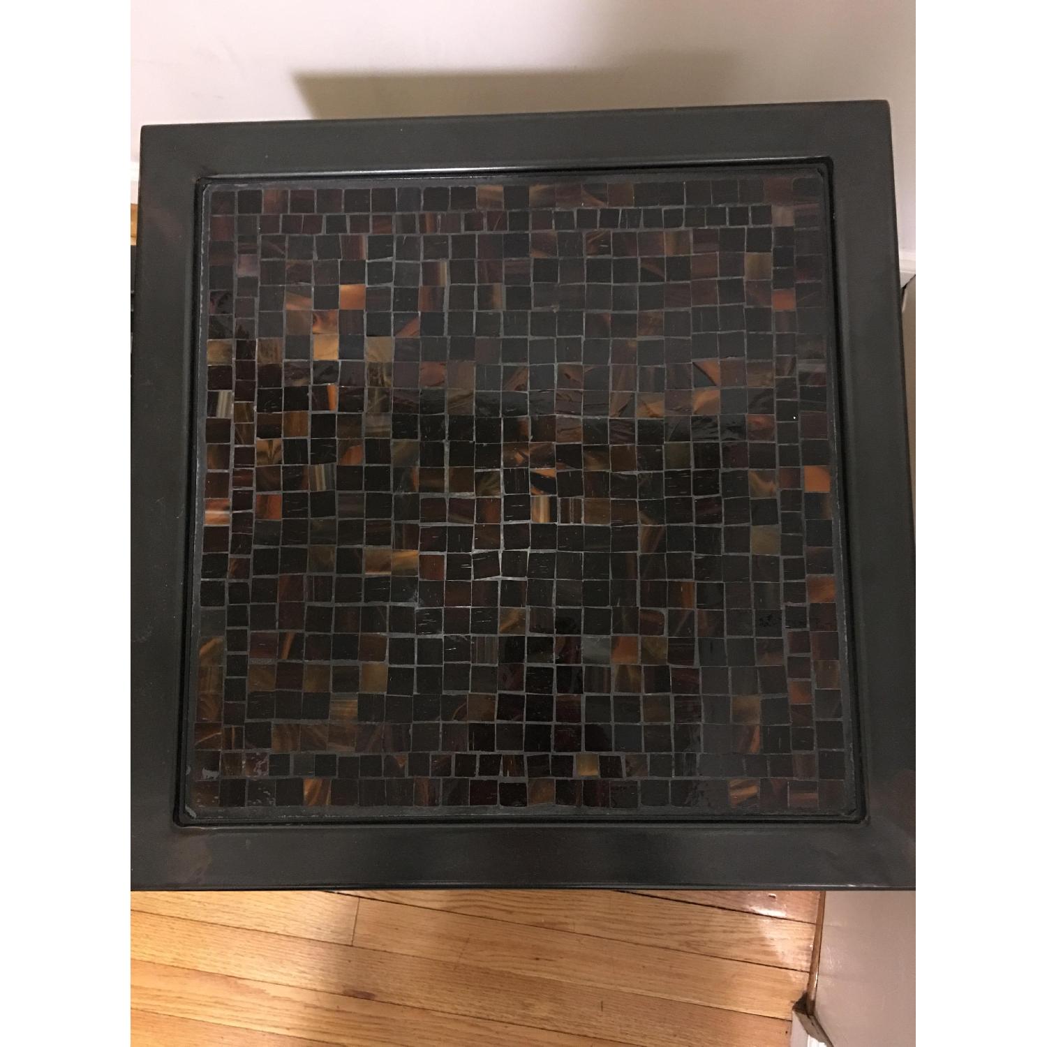 Room & Board Nested Steel & Tile End Tables in Black - image-5