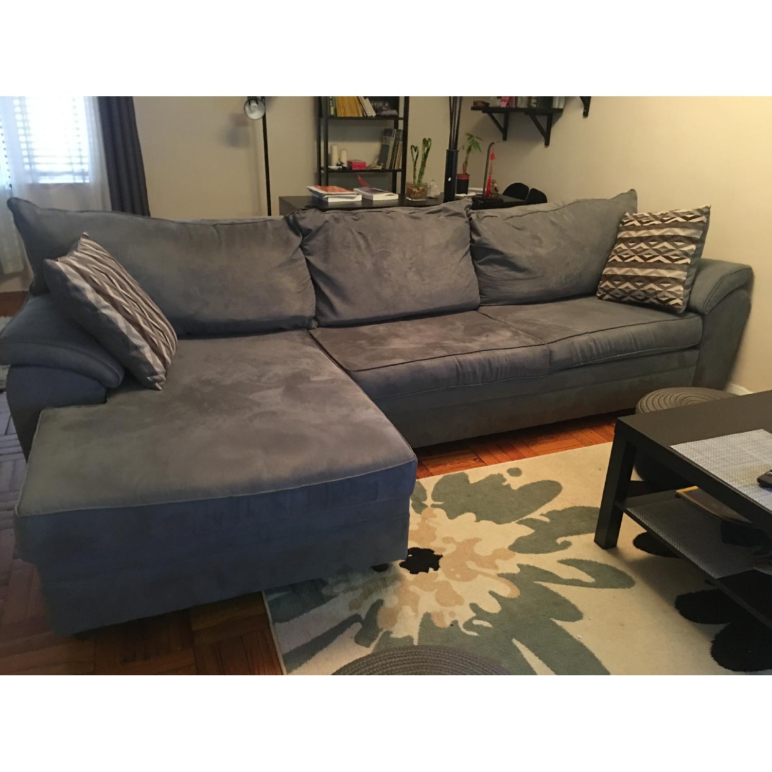 Bob's Venus 2Piece Sleeper Sectional Sofa w/ Chaise AptDeco
