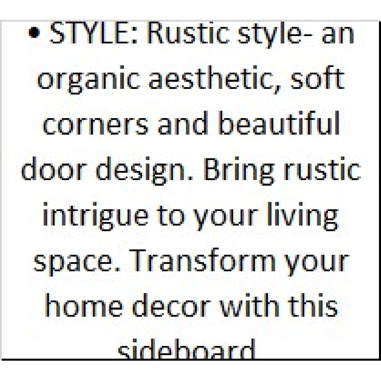 Designe Gallerie 3 Door Carved Legs Grey Wash Sideboard - image-6