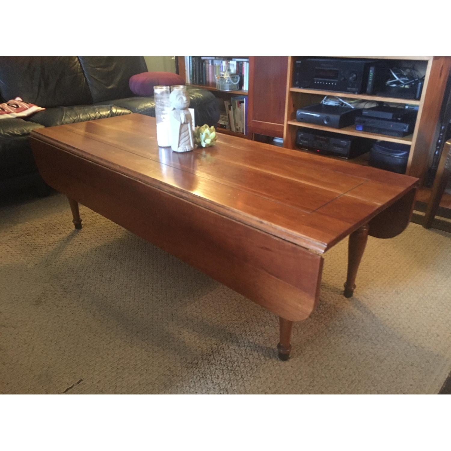 Harden Cherry Drop Leaf Coffee Table AptDeco