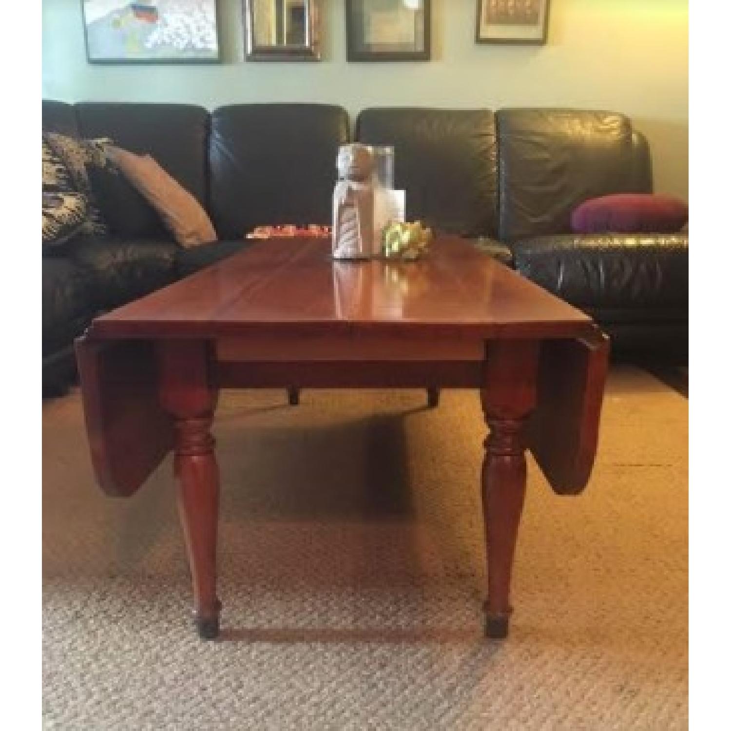 Harden Cherry Drop Leaf Coffee Table AptDeco