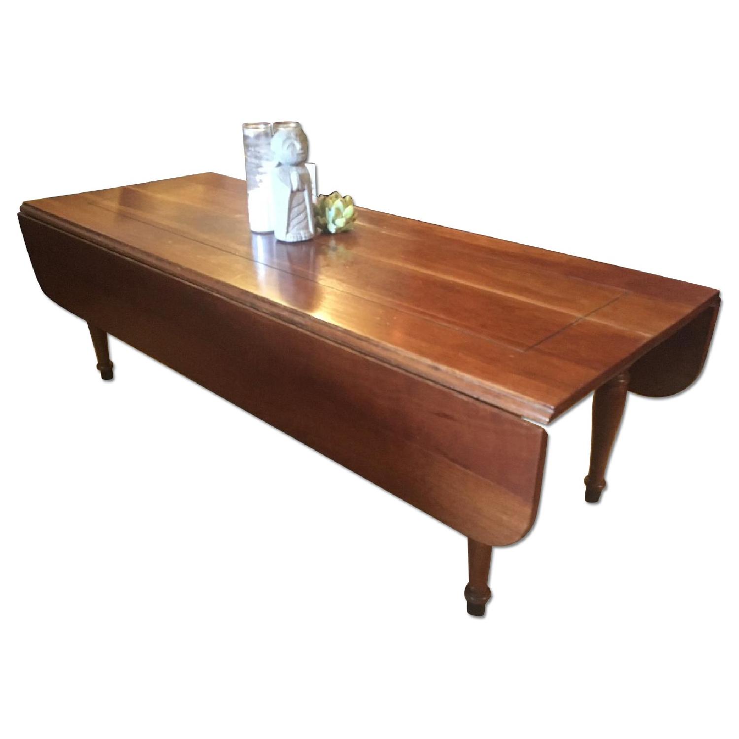 Harden Cherry Drop Leaf Coffee Table AptDeco