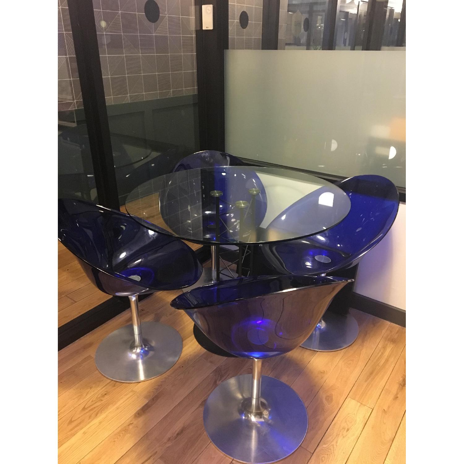 Philippe Starck for Kartell Eros Swivel Chair - AptDeco
