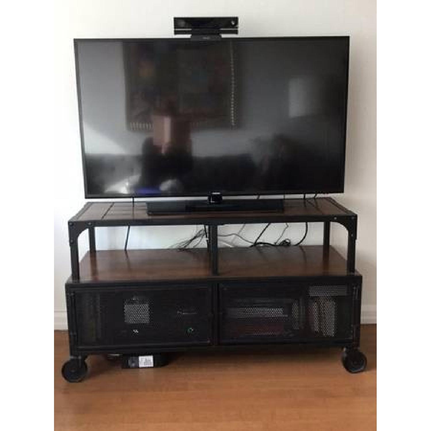 Home Decorators Industrial Storage Entertainment Center - image-1