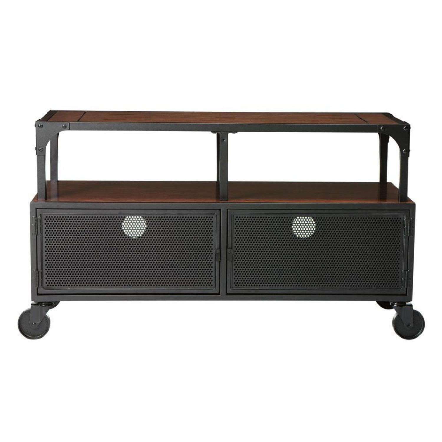 Home Decorators Industrial Storage Entertainment Center - image-0