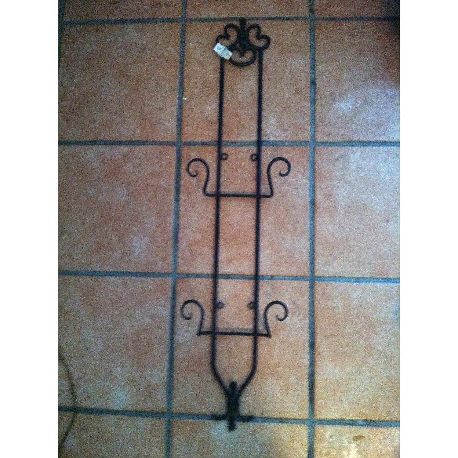 Pottery Barn Wrought Iron Plate Hanger - image-1