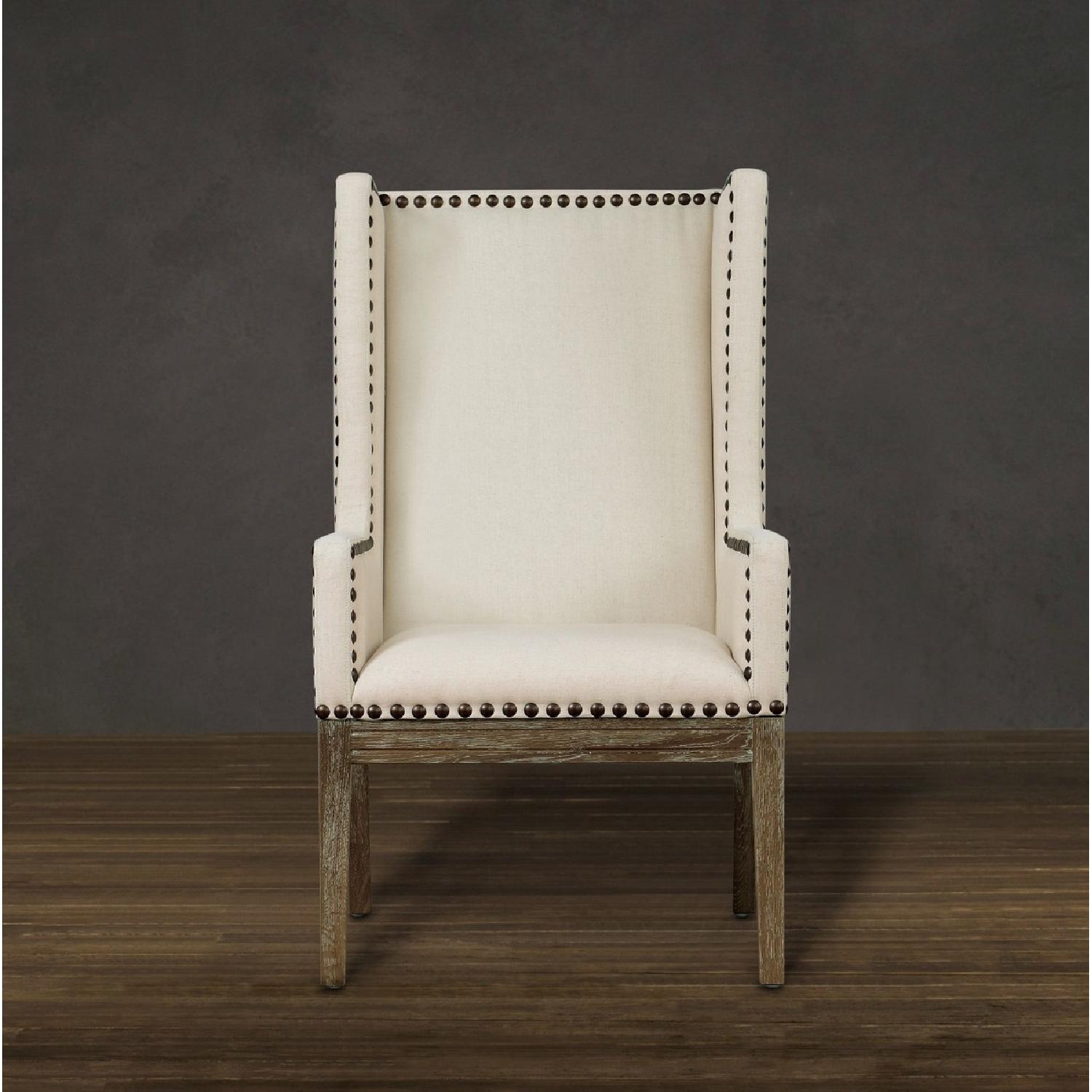 TOV Furniture Tribeca Beige Linen Chair - image-2