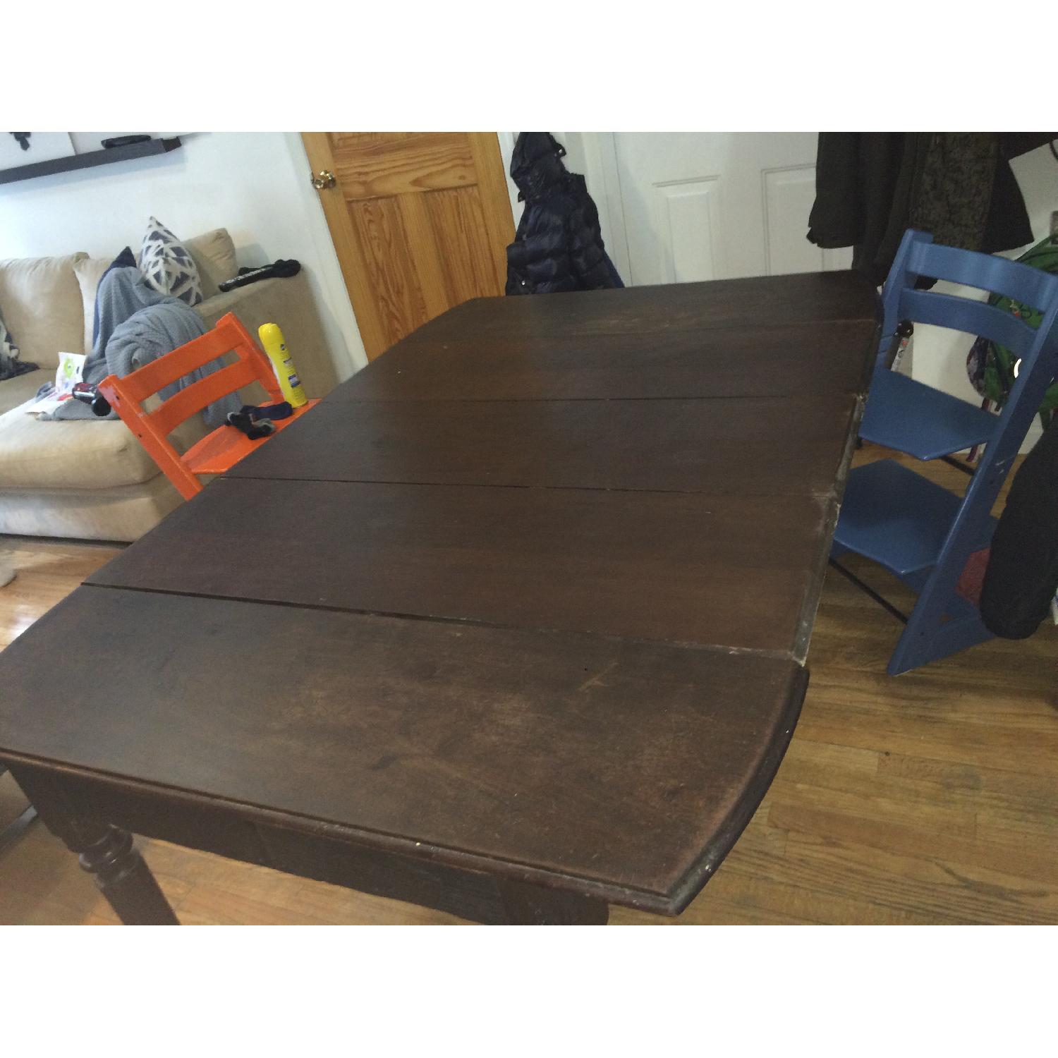 Antique Expandable Table - image-2
