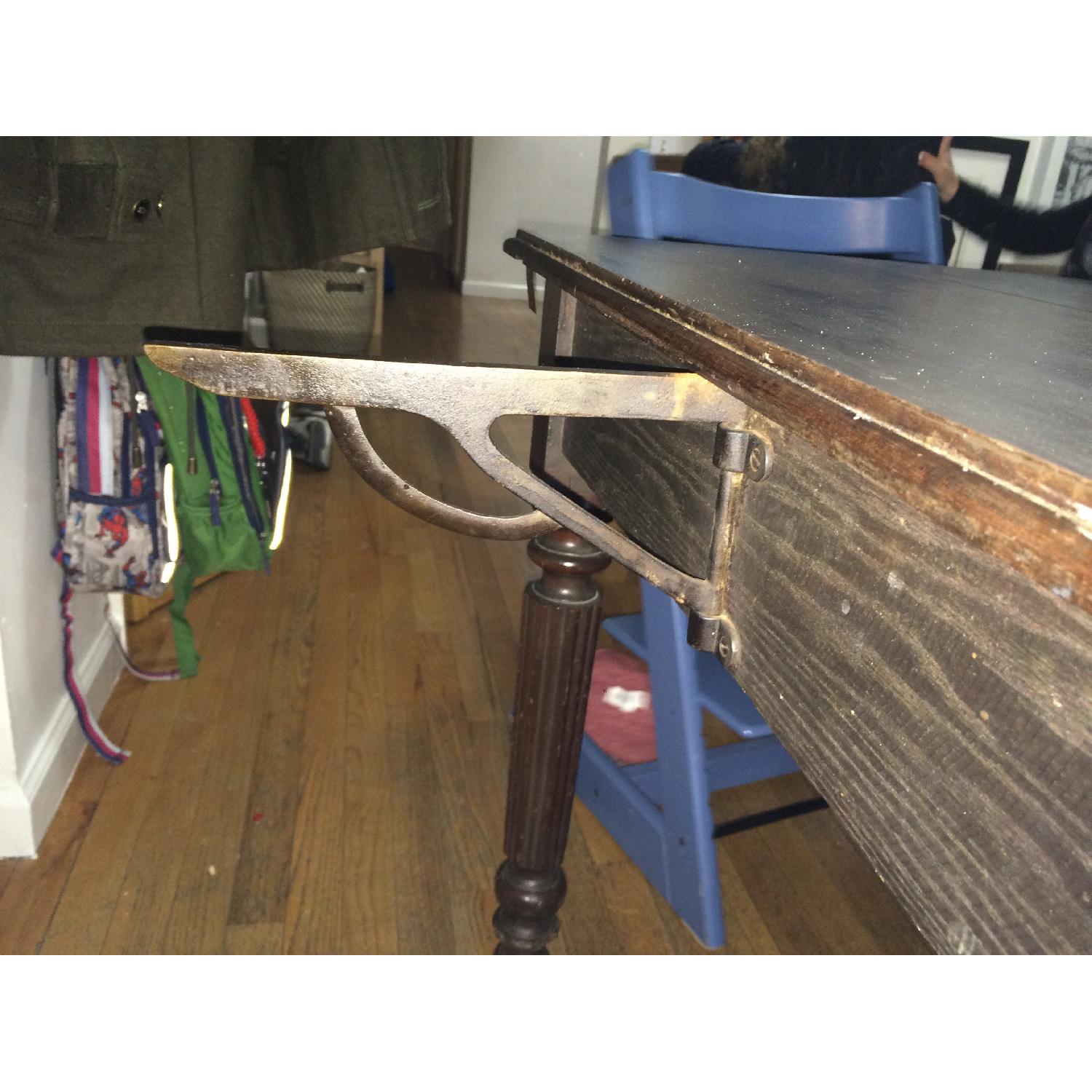Antique Expandable Table - image-5