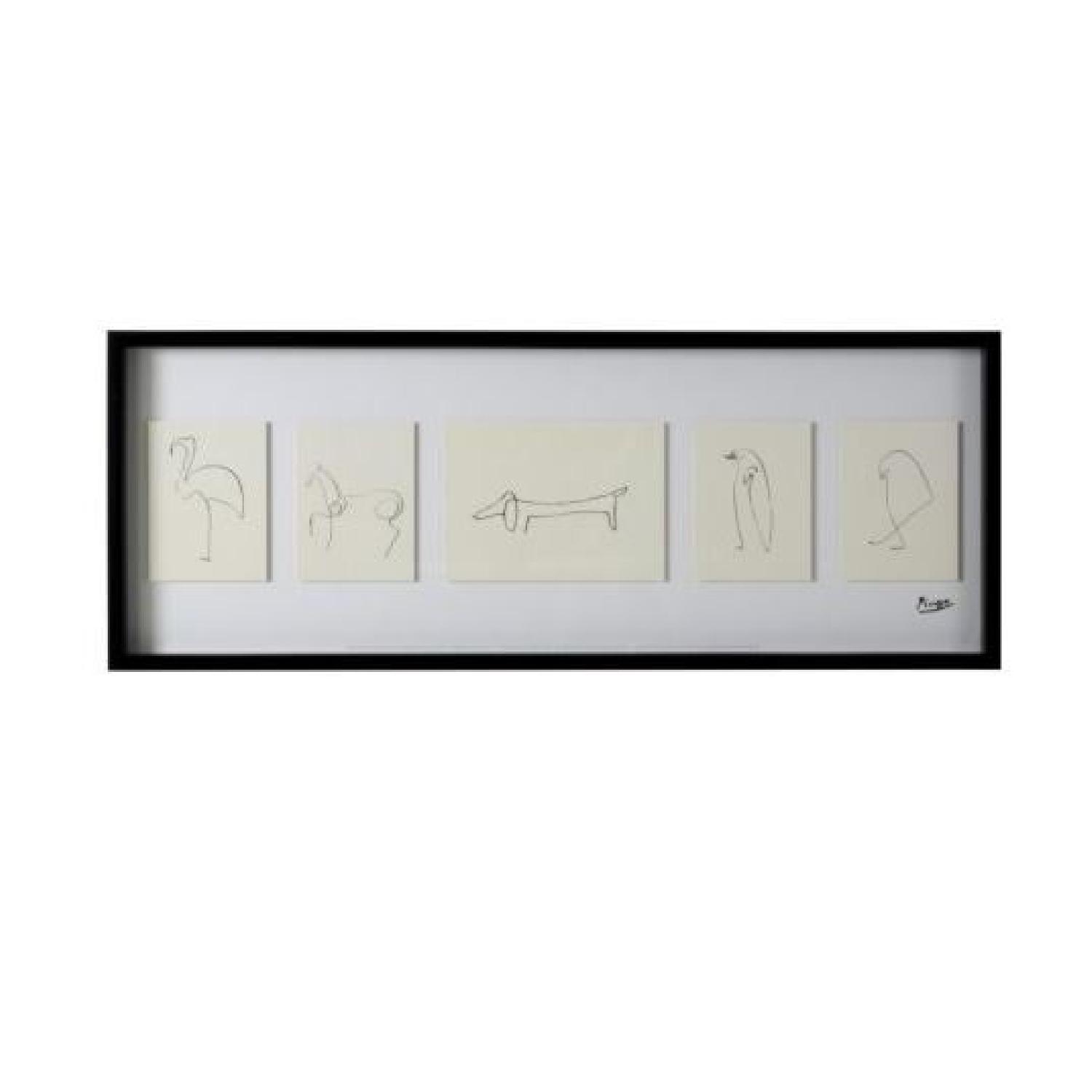 Ikea Picasso Sketches Art Piece - image-1