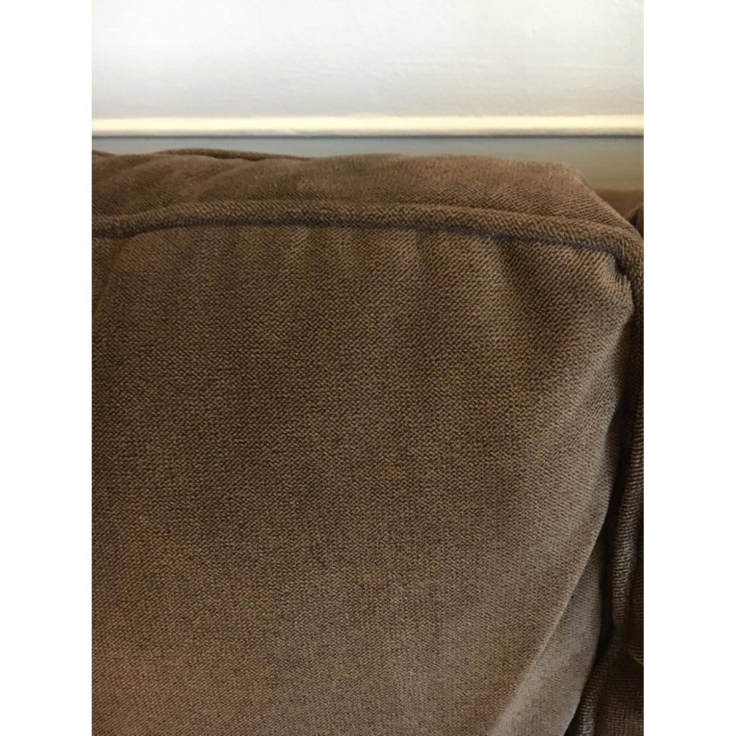 Raymour & Flanigan Chenille Sectional w/ Queen Size Pull Out Bed - image-6