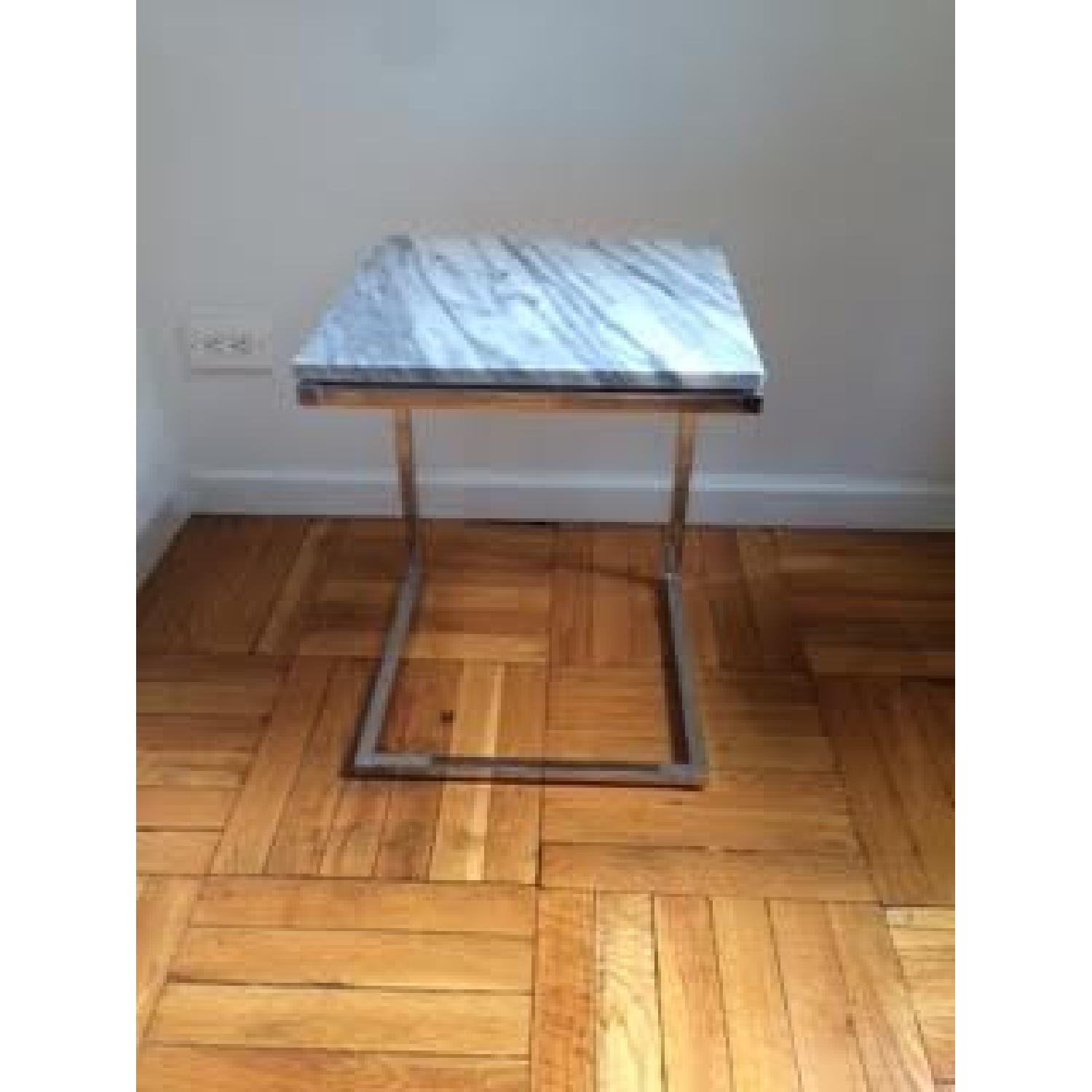 CB2 Smart Marble Top C Table - image-2