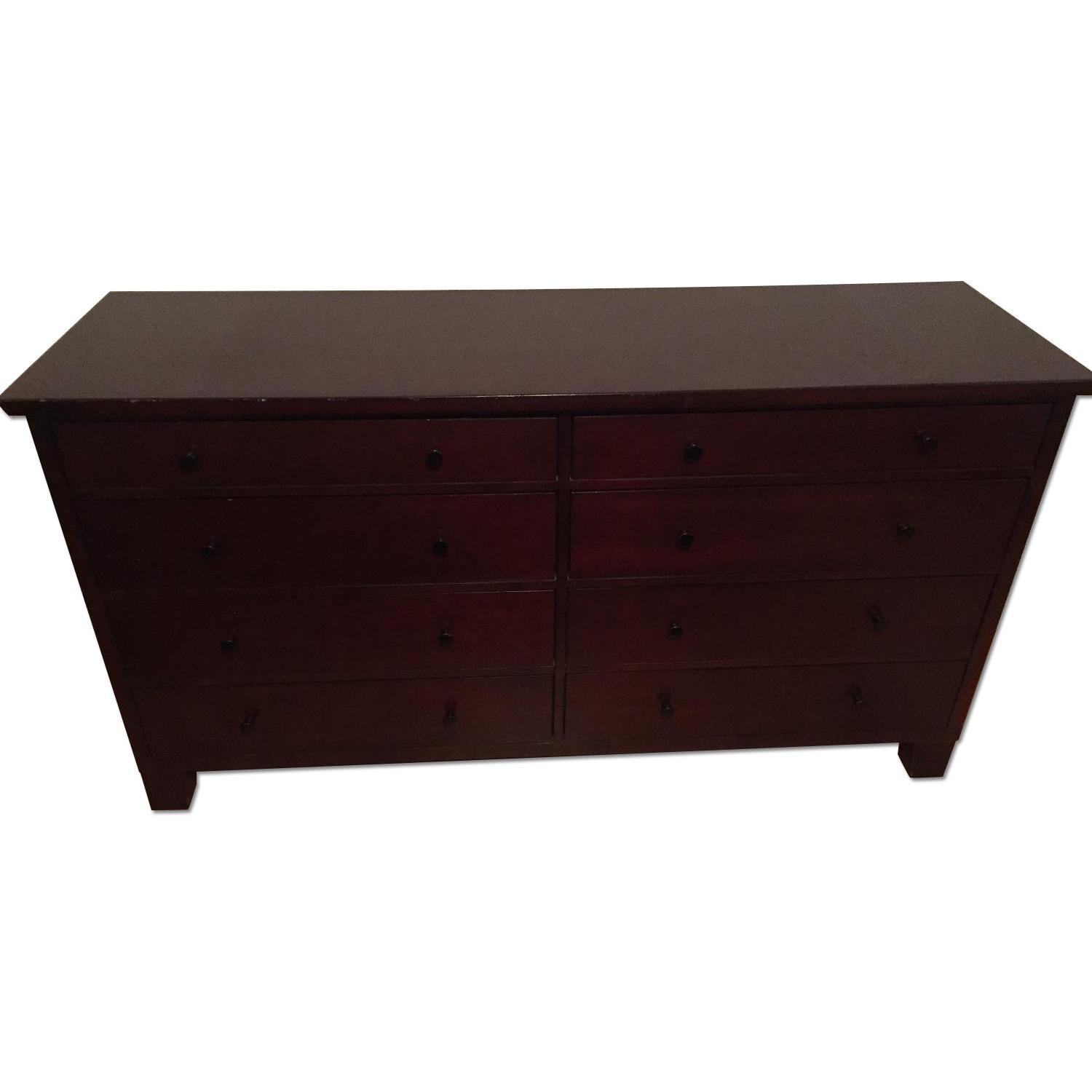 Pottery Barn Valencia Extra Wide Dresser in Cherry Stain - image-0
