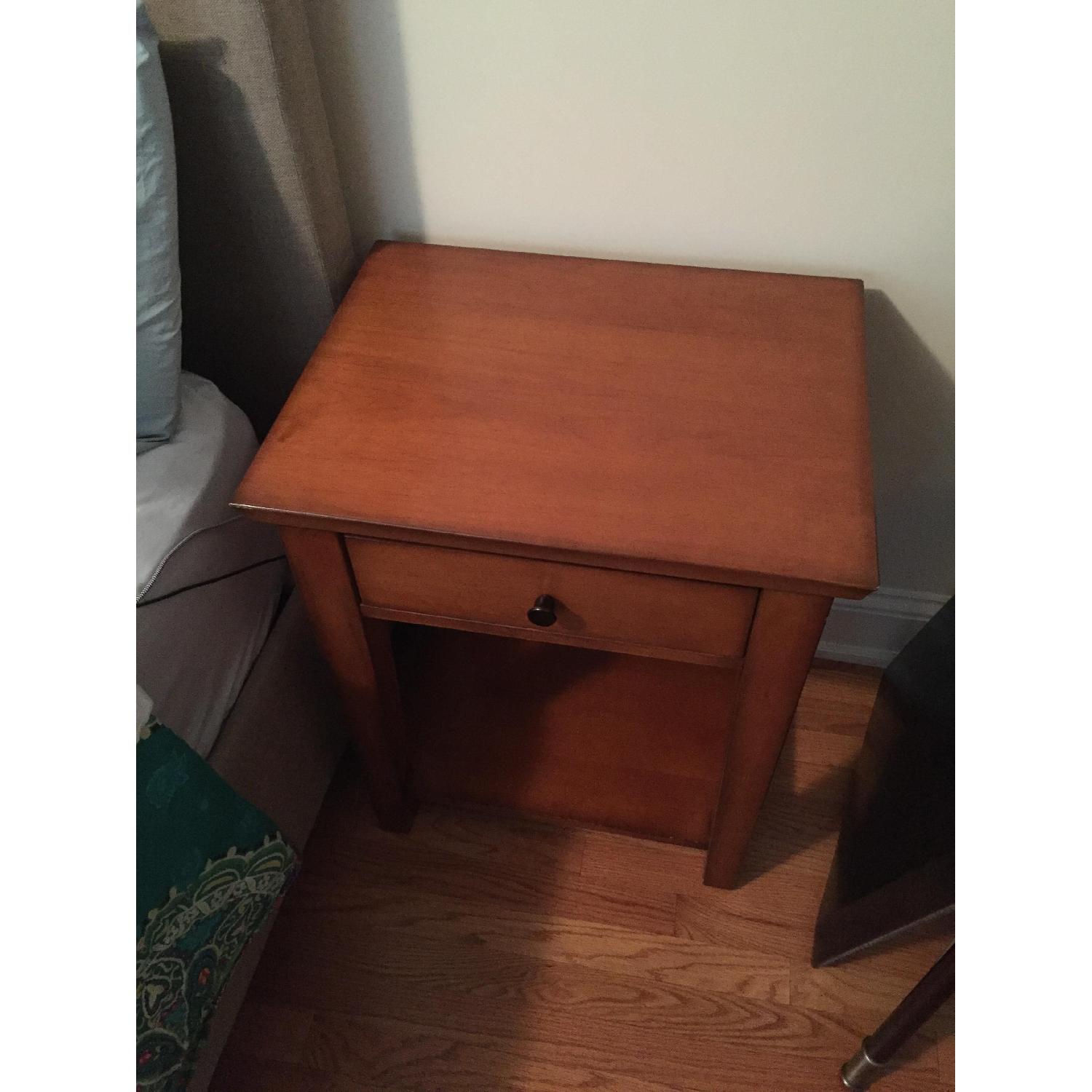 Pottery Barn Valencia Tall Dresser + Night Table in Honey Stain - image-4