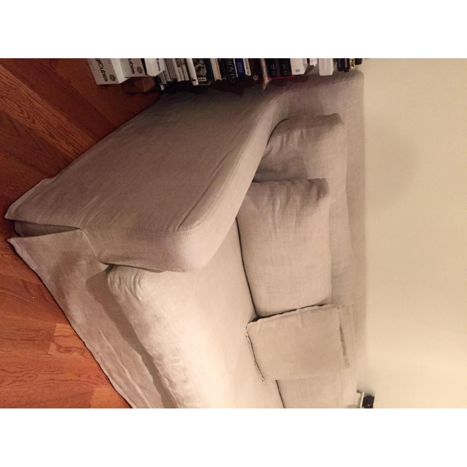 Restoration Hardware Belgian Slope Arm Couch - image-1