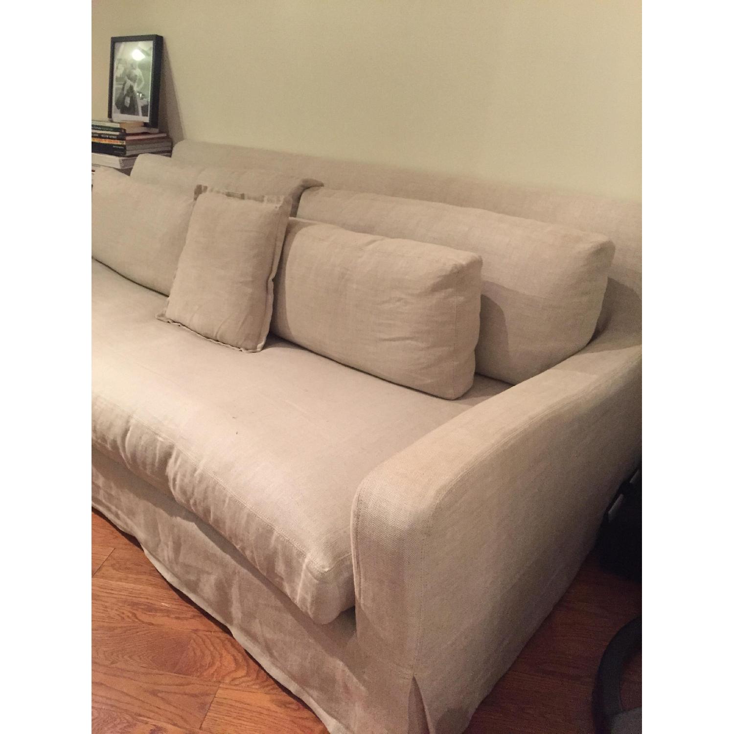 Restoration Hardware Belgian Slope Arm Couch - image-2