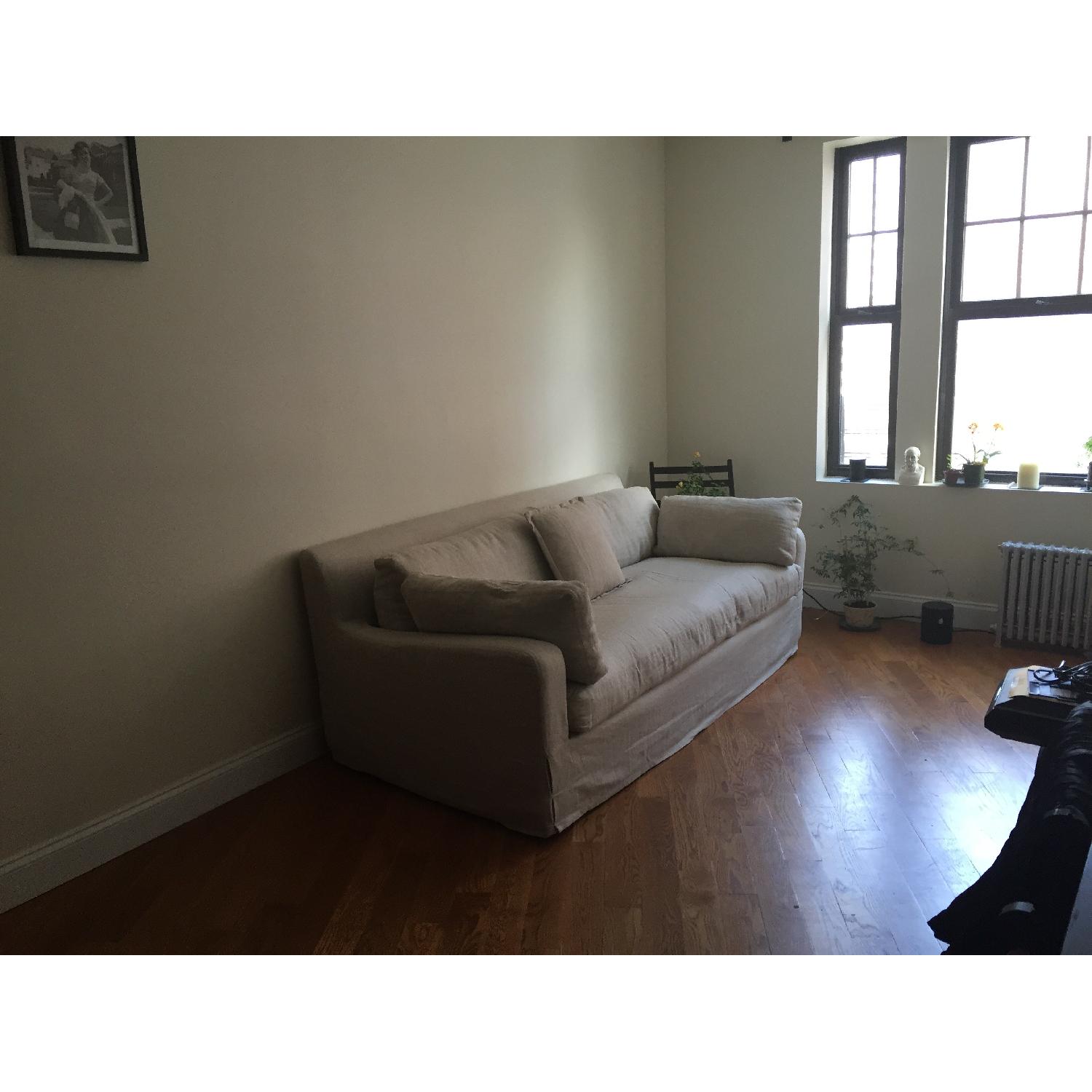 Restoration Hardware Belgian Slope Arm Couch - image-4