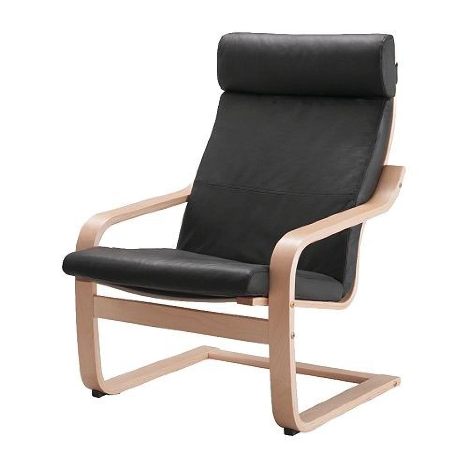 Birch Veneer Used Poang Chair Ikea Poang Armchair In Birch Veneer