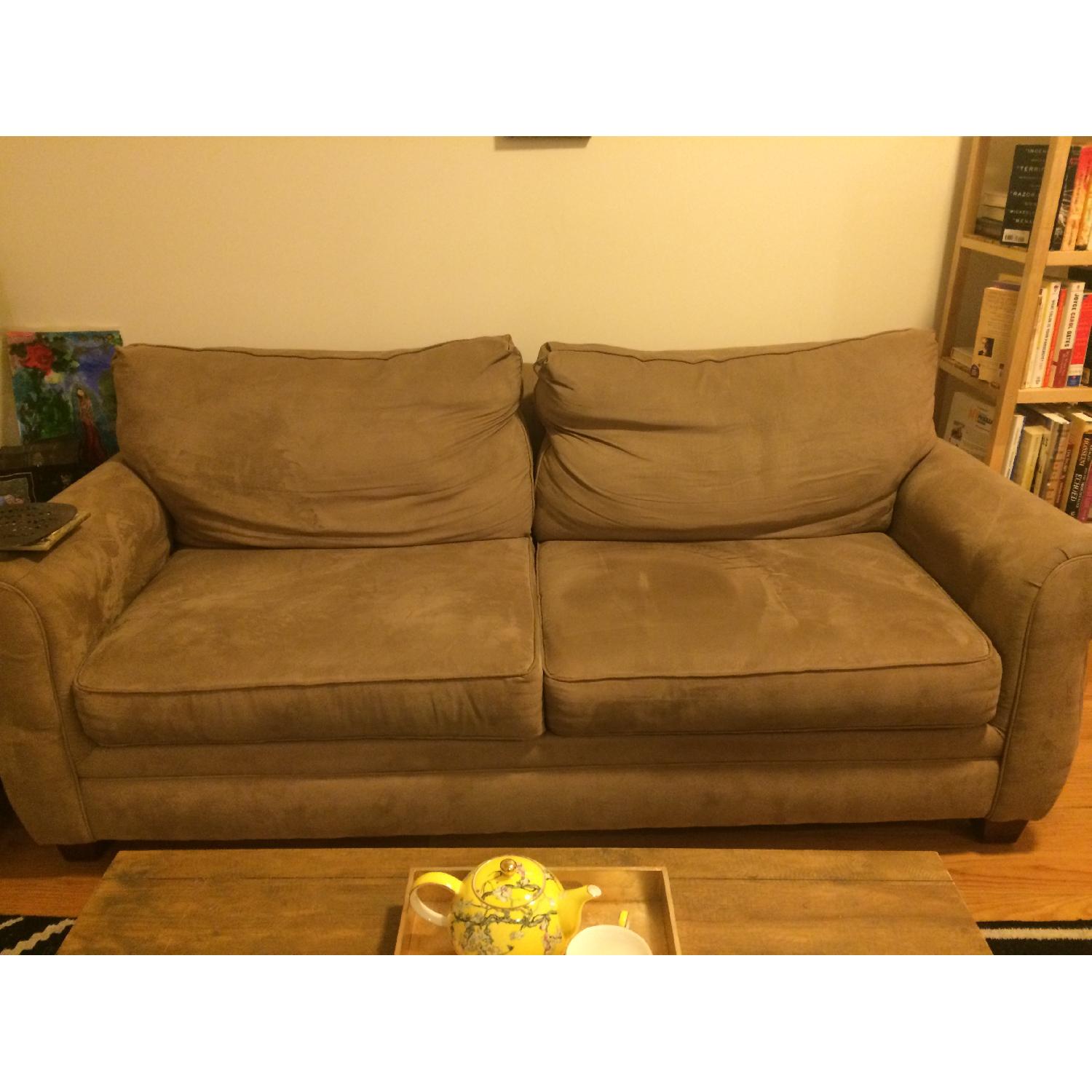 Broyhill Furniture Microsuede Sleeper Sofa - image-2