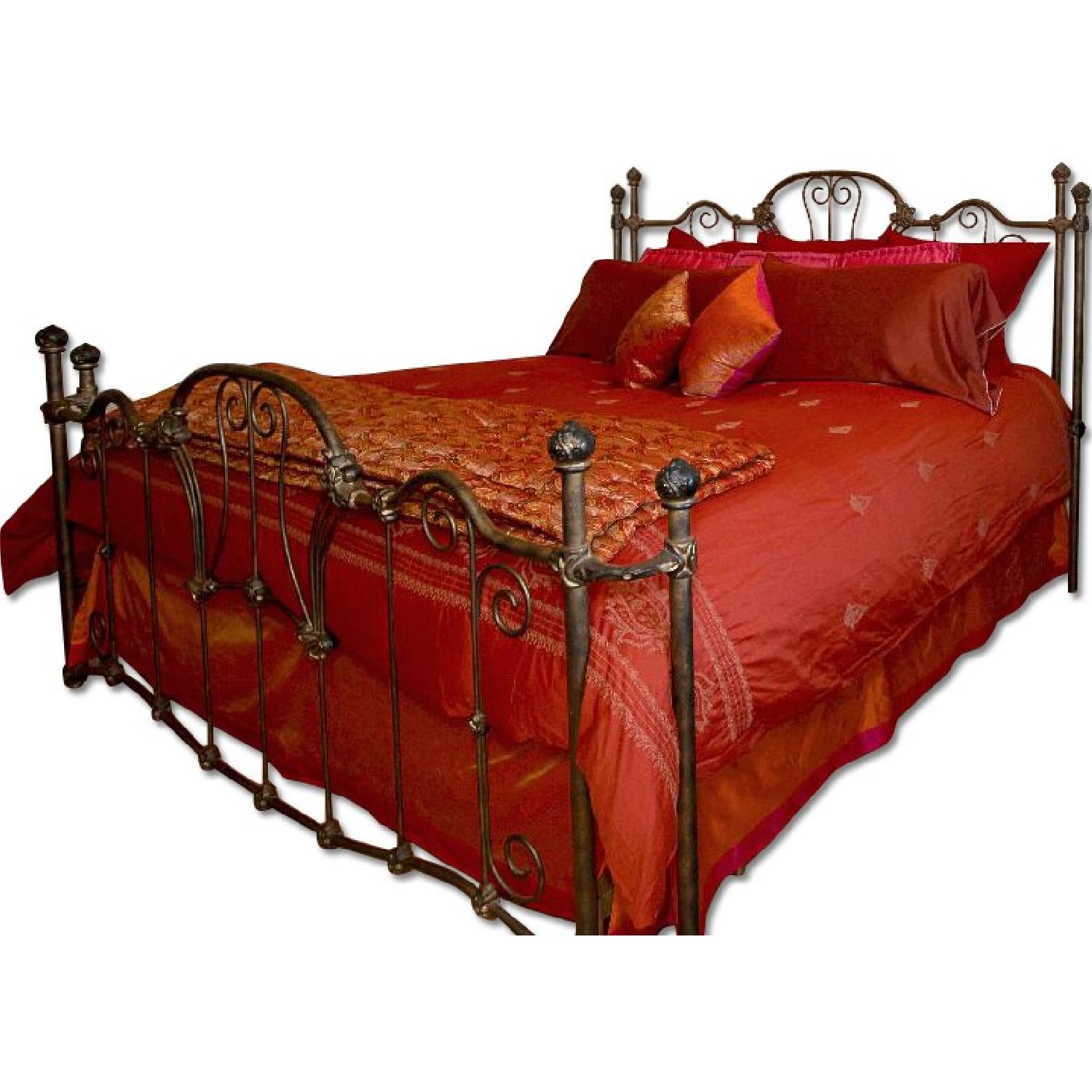 Wrought Iron King Size Bed Frame AptDeco